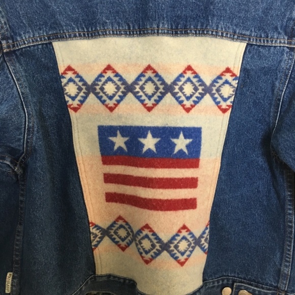 Pendleton Native Wool Denim Jacket L - Picture 4 of 8